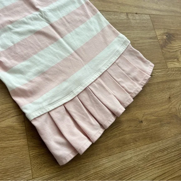 Kid Striped Rugby Pleated Dress - Pink/White Size 5 NWOT - Picture 5 of 8
